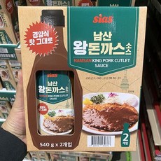 시아스 남산 왕돈까스 소스 540g x 2입, Sauce, 단일상품