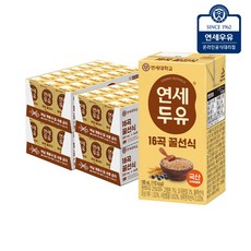연세두유 16곡 꿀선식 두유 96팩, 단품, 190ml