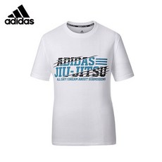 아디다스 주짓수 반팔 티셔츠 화이트, 2XL