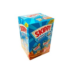 SKIPPY 내추럴 크리미 피넛 버터 스프레드 40온스174064, 1.15 Ounce (Pack of 8)