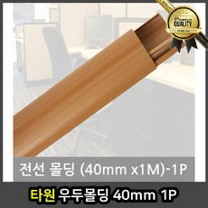 타원 우두 40mm 1P 평판 전선 데코 문선몰딩 인테리어 시공 천정, 선택