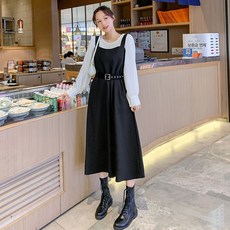 이른 봄 수유 경숙풍 긴팔+미디엄 조거 나시 스커트 탑 단품 판매 가능