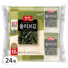 양반 올리브 김, 4.5g, 24개 4.5g, 24개