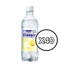 라인바싸 레몬 탄산수, 500ml, 40개