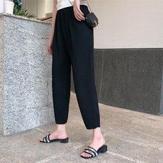 새로이 여성용 와이드 플리츠 바지 1EP9A7CC