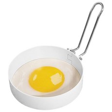 (5 세트) 라쿠친 하얀 원형 계란틀 1244 후라이 에그링 모양틀, 5개