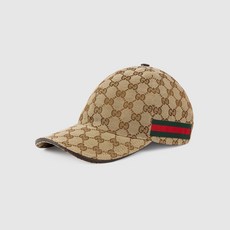 Gucci Original GG canvas baseball hat with Web 200035 KQWBG 9791