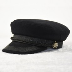군모 큰 크기 해군 모자 작은 머리 플랫 군대 뼈 남자 양모 플러스 군사 52-55 55-57 58-60 60-63