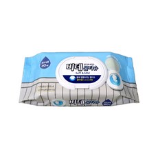비데 물티슈 화장실용 60매-H/물에녹는/변기에 버리는 물티슈, 60매입, 1개