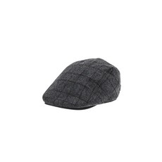 닥스 20FW 차콜그레이 체크 울혼방 헌팅캡 DGHE0F802CG, CHARCOAL GREY