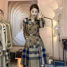 라오농 봄 캐주얼 슬림 셔츠 더블 트렌치코트+WXY01