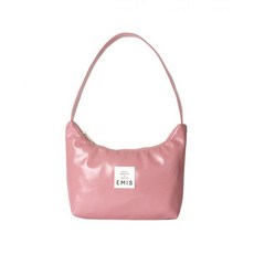 EMIS 이미스 Enamel Hobo Bag Pink 에나멜 호보백 핑크 -