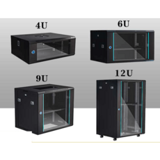서버랙 통신랙 네트워크 전산실 데이터 서버케이스 럭셔리 9u 폭 530 딥400 높이450