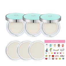 에코더마 퓨어 선쿠션 본품3+리필3 SPF50+ PA++++, 1개, 민트