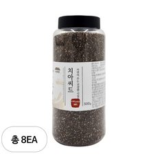 건강곡간 치아씨드 통, 500g, 8개