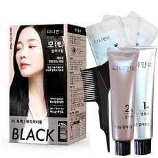 다나한 모 칼라 크림 염색약 100g N1 흑색, 1개
