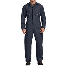 Dickies 디럭스 블렌디드 남성용 긴팔 작업복 올리브 그린 S/Regular