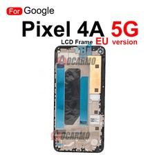 전면 스크린 LCD 프레임배터리 문짝후면 커버 프레임수리 교체 부품Google Pixel 4A 4G 5G