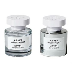 KEYTH 키스 오드뚜왈렛50ml+홈프래그런스50ml 기획세트 3종 택1, [기획]앳 허 아파트먼트, 1개, 50ml - 디올고체향수