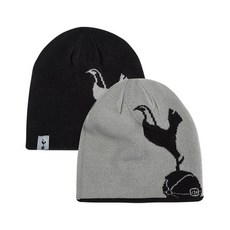 토트넘 홋스퍼 FC (Tottenham Hotspur FC) 비니 모자 (양면칼라 블랙+그레이)