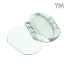 YM 투명 유리 손잡이 유리부착손잡이, 1개