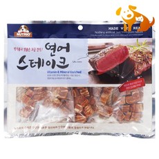뉴트리오 애견간식 연어 스테이크 400g, 1개