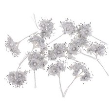 Royalways 인공 꽃 미니 인공 장미 DIY 화환 꽃