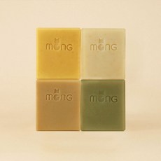 [몽고바 ] 바스몽 강아지 피부 타입별 천연 비누 샴푸바 4종 택1, 몽백이(미백), 1개, 100g