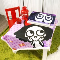 /올데이통상_틸리 양털 무릎담요 - 뾰족뾰족 포크가족 정품 라이센스 국내 제작 상품+alldaytrade_, ★초이스__도트
