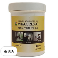 본덱스 SKK 미라크 수용성 강력 젯소 하도제 500ml, 8개, 백색