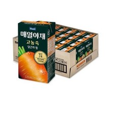매일유업 매일야채 고농축 당근의 힘, 125ml, 43개