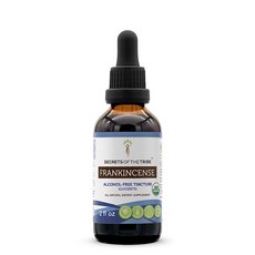 Frankincense USDA 유기농 | 알코올 프리 추출물 고효능 허브 드롭 면역 체계 긍정적인 기분 | 100% 인증 유기농 유향(보스웰리아 세라타) 건조 레진 59.1, 2 Fl Oz (Pack of 1), 1개 - 프랑킨센스레진