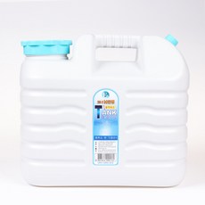 엔파워 항균 약수통 20L 낮은형/수도꼭지 물통/캠핑물통/플라스틱물통, 1개