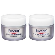 Eucerin 유세린 Q10 수분크림 Anti-Wrinkle Face Cream 1.7oz(48g) 2팩