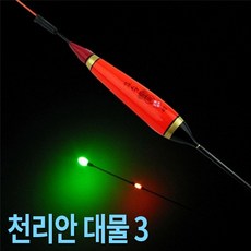 이화요수 천리안 대물3 민물전자찌 (2점등), 그린-33cm (부력 4.2g), 1개