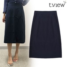 티뷰 베이직 A라인 면스커트TNJ4SK605 NY
