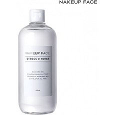 Nakeup Face Stress 제로 토너 16.9 온스 EWG 그린 등급 에탄올 프리 pH 5.0 낮은 산성도 90 % 해수, 1