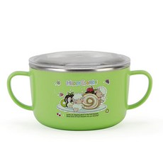 해피램 유아 스텐 라면기(그린), 상세 설명 참조, 1개