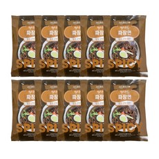 [그녀의라이프앤]오늘도맘껏발효곤약라면 저칼로리 라면 단백질함유 곤약라면 짜장면 10개 세트, 201g