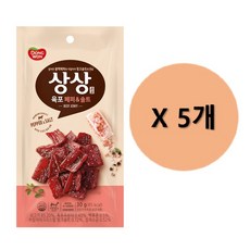 동원 상상육포 페퍼앤솔트, 5개, 30g