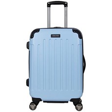 Kenneth Cole Reaction Renegade 20 인치 경량 하드 롤오버 8 륜 회전 소형 캐빈 사이즈 수트 케이스 (Sky Blue 20-inch Carry On)