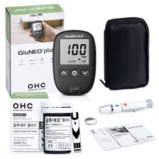글루네오플러스 혈당측정기 + 시험지 50p, IGM-1003EM(혈당측정기), GluNEO Plus(시험지), 1개