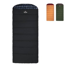 TETON Spts Bridger 캔버스 침낭 37.2°C37.2°F 28.9°C28.9°F 17.8°C00°F 6.7°C 20°F 옵션 추운 날씨 겨울 사계절용 야, 0f, Charcoal & Blue, 1개