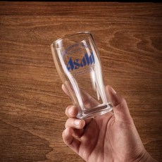 한입 맥주컵 일본 아사히 맥주잔 술잔 소맥 미니 글라스, 1개
