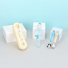 더맥스 젓가락 스푼 포크 케이스 4P세트 (시나모롤) / CM8830, 없음, 1개