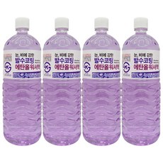 카렉스 눈 비에 강한 발수코팅 에타올워셔액, 4개, 1.8L