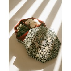 전통폐백 자개구절판 나전칠기찬합, 없음, 1개