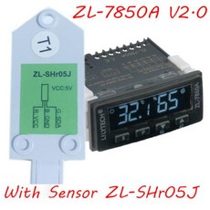 온도측정기 ZL-7850A 다기능 자동 인큐베이터 습도 온도 조절기 lilytech, CHINA, With ZL-SHr05J, 1개