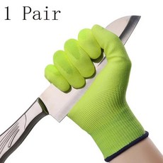 작업 장갑 절단 방지 CE 레벨 5 ANSI 컷 3 보호 건설 역학 원예, [05] XXL, 01 Yellow-1 pair_05 XXL, 1개