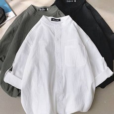 린넨7부남성오버핏세트